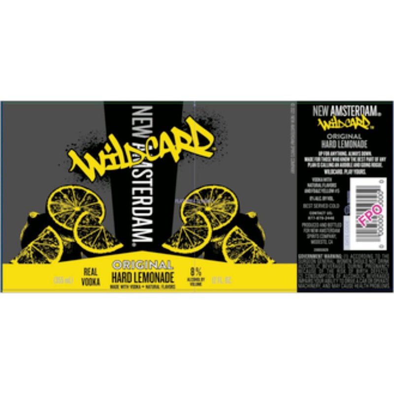 Load image into Gallery viewer, New Amsterdam Wildcard Original Hard Lemonade 4PK - Main Street Liquor
