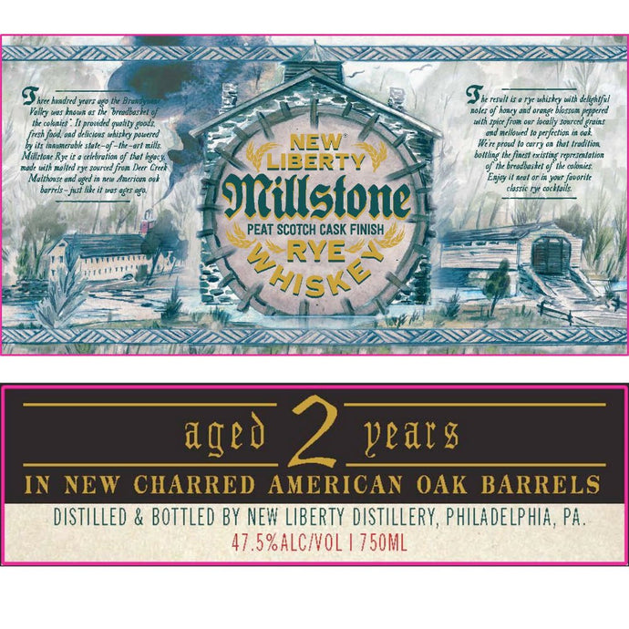 New Liberty Millstone Peat Scotch Cask Finish Rye - Main Street Liquor