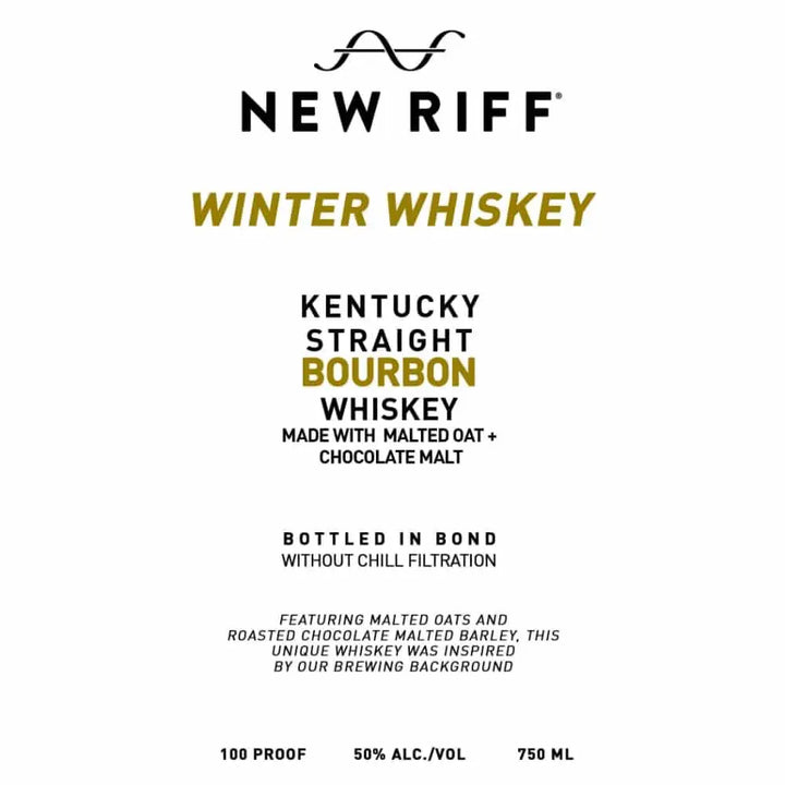 New Riff Winter Whiskey - Main Street Liquor