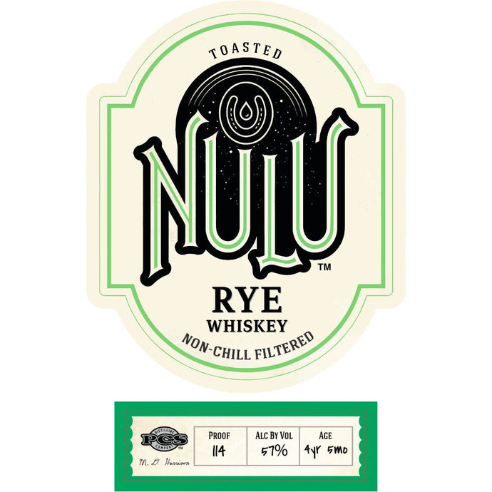Nulu Barrel Proof Toasted Rye Whiskey - Main Street Liquor