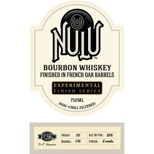 Nulu Bourbon Finished in French Oak Barrels - Main Street Liquor