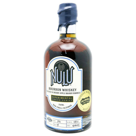 Nulu Bourbon Finished In Sherry Apple Brandy Barrels - Main Street Liquor