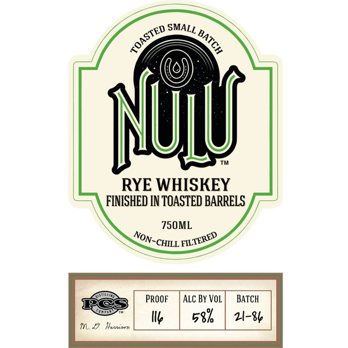 Nulu Rye Whiskey Finished in Toasted Barrels - Main Street Liquor