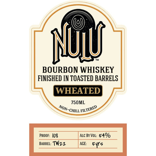 Nulu Wheated Bourbon Finished in Toasted Barrels - Main Street Liquor