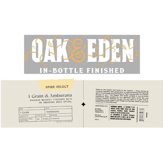 Oak & Eden Spire Select 4 Grain & Amburana - Main Street Liquor