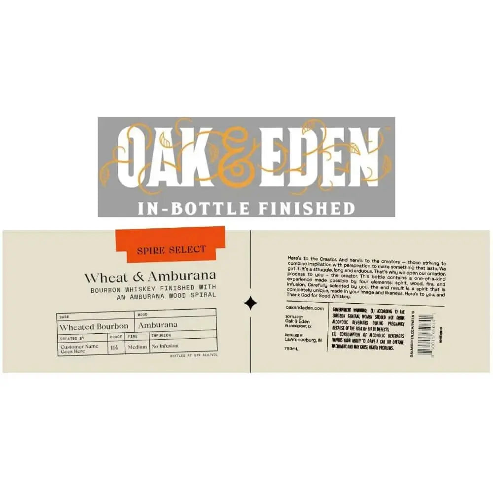 Oak &amp; Eden Spire Select Wheat &amp; Amburana - Main Street Liquor