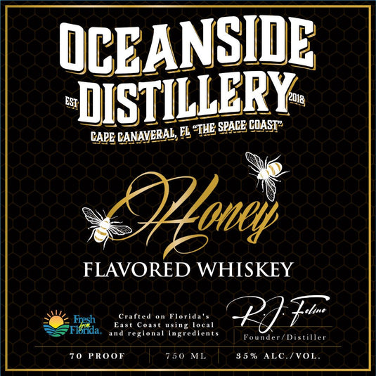 Oceanside Distillery Honey Flavored Whiskey - Main Street Liquor