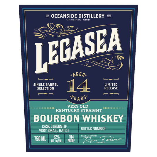 Oceanside Distillery Legasea 14 Year Old Straight Bourbon - Main Street Liquor