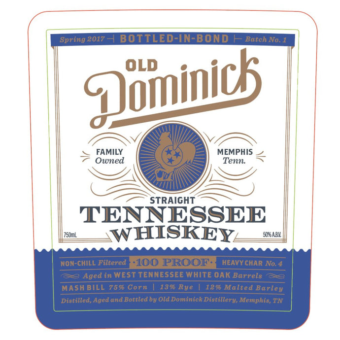 Old Dominick Bottled in Bond Straight Tennessee Whiskey - Main Street Liquor