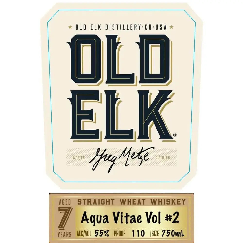 Old Elk Aqua Vitae Vol 2 7 Year Old Straight Wheat Whiskey - Main Street Liquor
