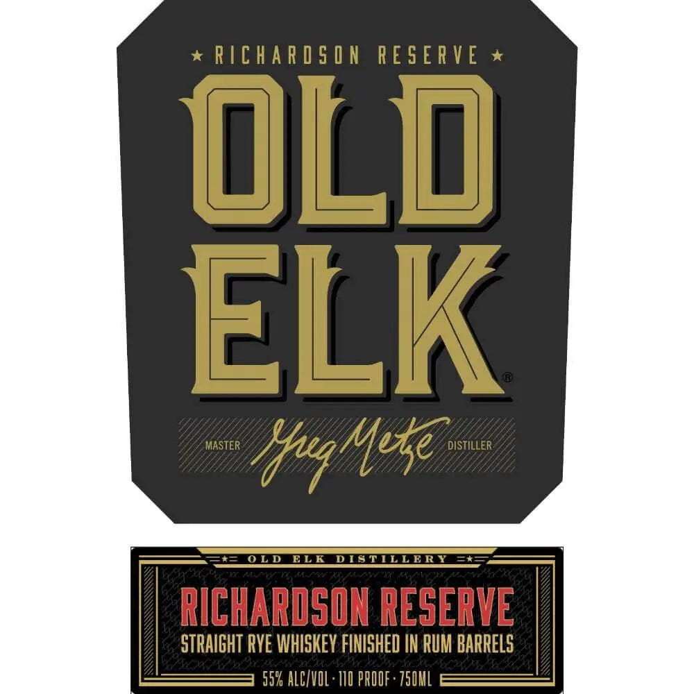Old Elk Richardson Reserve Straight Rye - Main Street Liquor