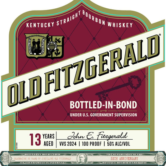 Old Fitzgerald 25th Anniversary Straight Bourbon - Main Street Liquor