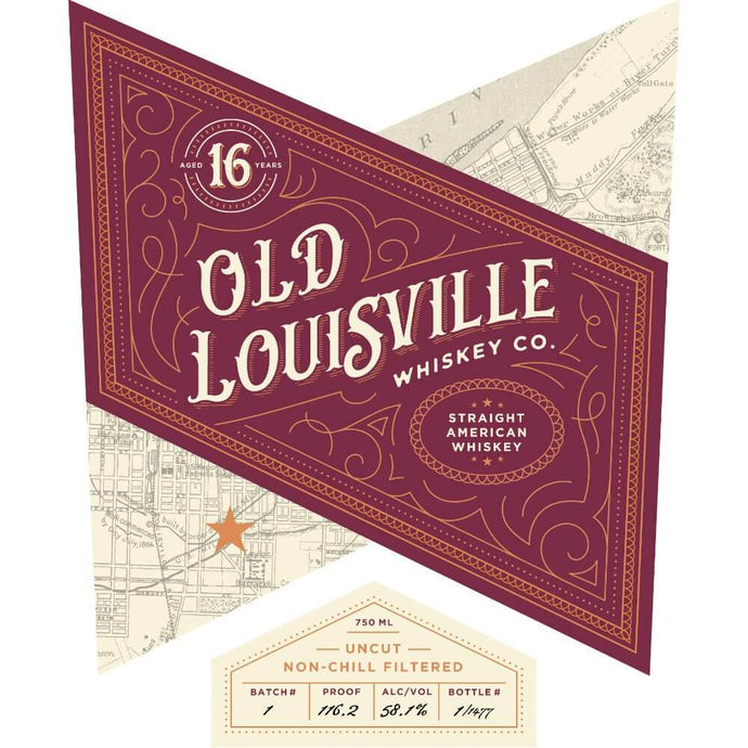 Old Louisville 16 Year Old Straight American Whiskey - Main Street Liquor