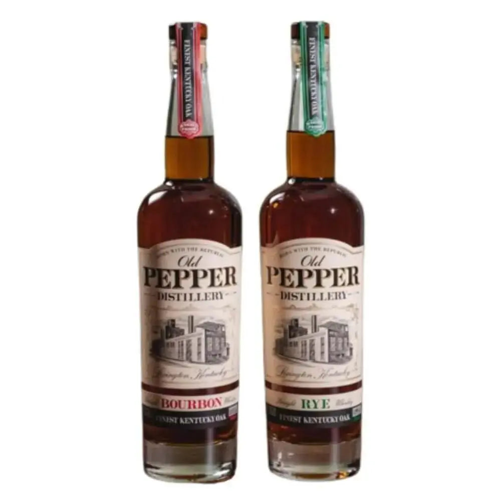 Old Pepper Finest Kentucky Bourbon &amp; Rye Bundle - Main Street Liquor