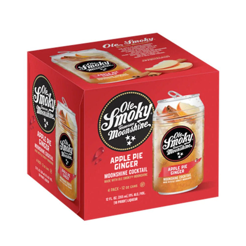 Load image into Gallery viewer, Ole Smoky Apple Pie Ginger Moonshine Cocktail 4pk - Main Street Liquor
