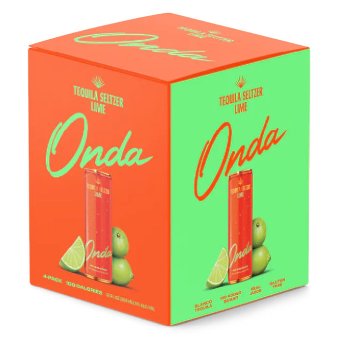 Onda Tequila Seltzer Lime 4 Pack - Main Street Liquor