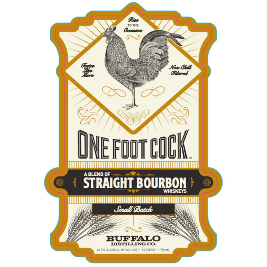 One Foot Cock Blend Of Straight Bourbons - Main Street Liquor