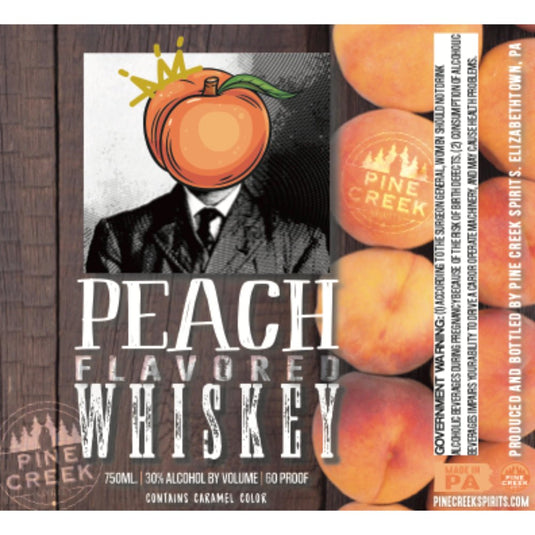 Pine Creek Spirits Peach Flavored Whiskey - Main Street Liquor