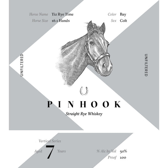 Pinhook Tiz Rye Time 7 Year Vertical Series 2023 Release - Main Street Liquor