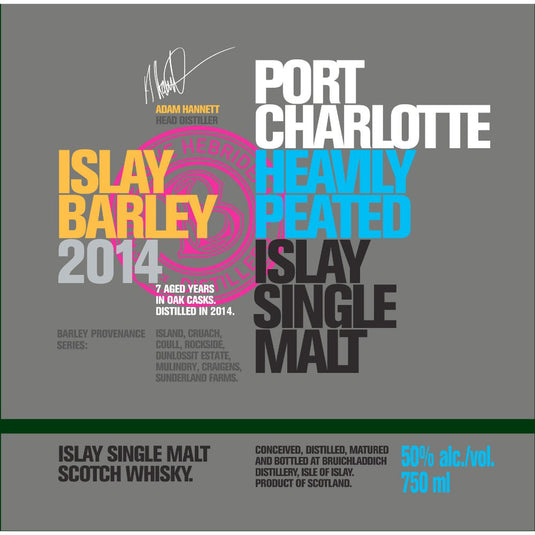 Port Charlotte Islay Barley 2014 - Main Street Liquor