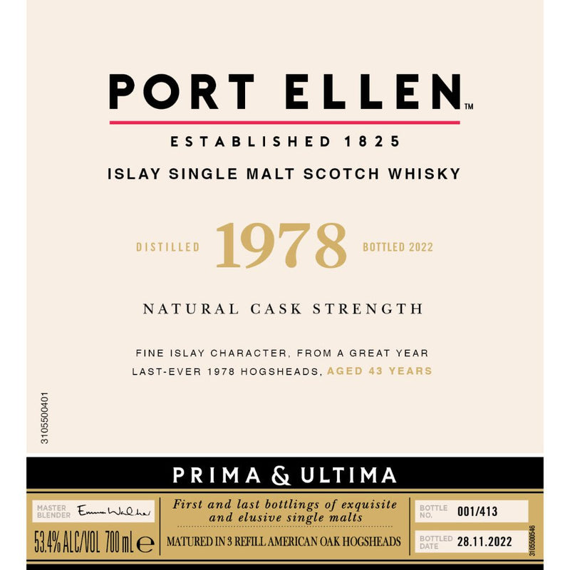 Load image into Gallery viewer, Port Ellen 1978 Prima &amp; Ultima Single Malt Scotch 43 Year Old - Main Street Liquor
