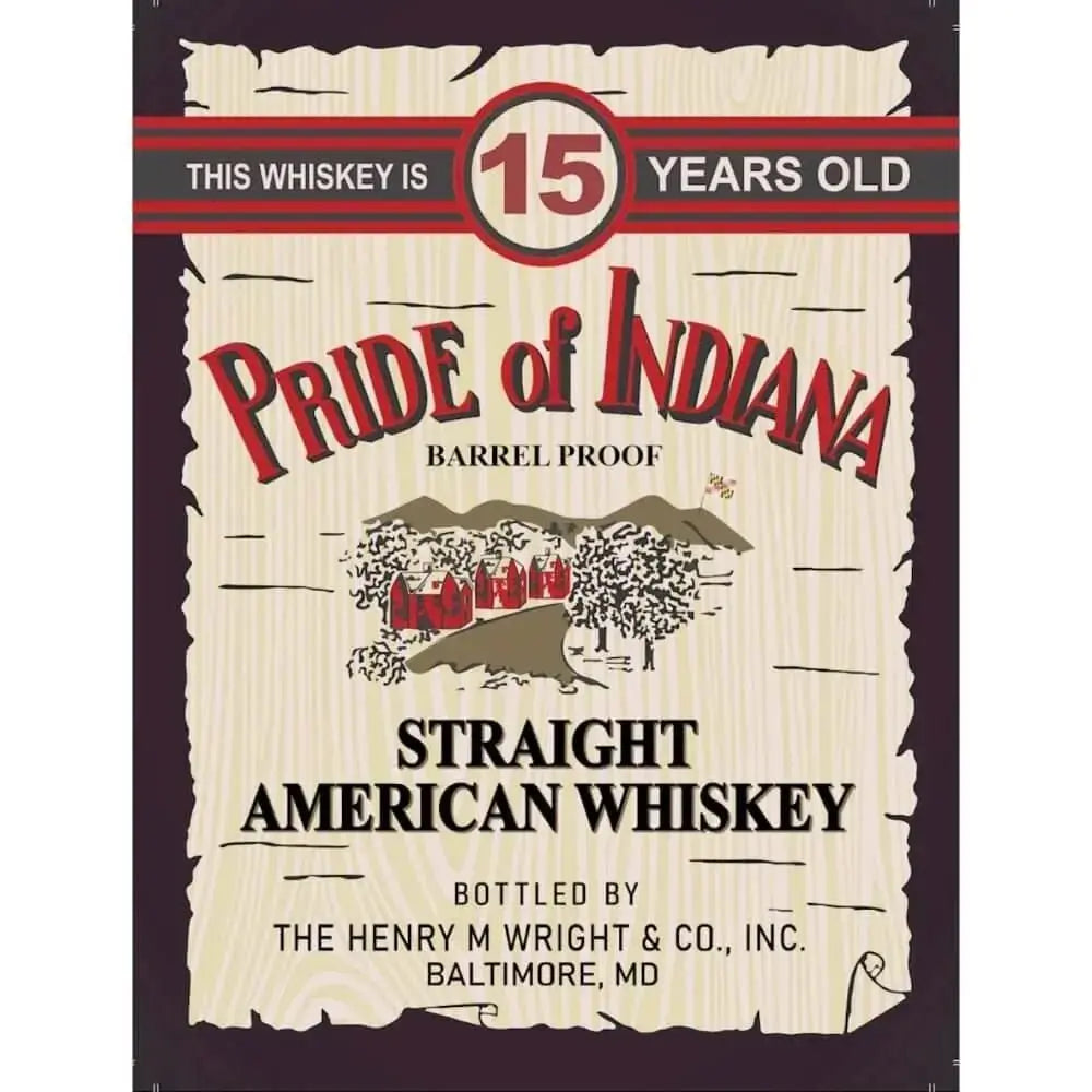 Pride of Indiana 15 Year Old Straight American Whiskey - Main Street Liquor