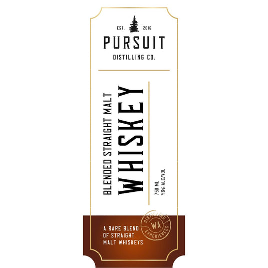 Pursuit Blended Straight Malt Whiskey - Main Street Liquor