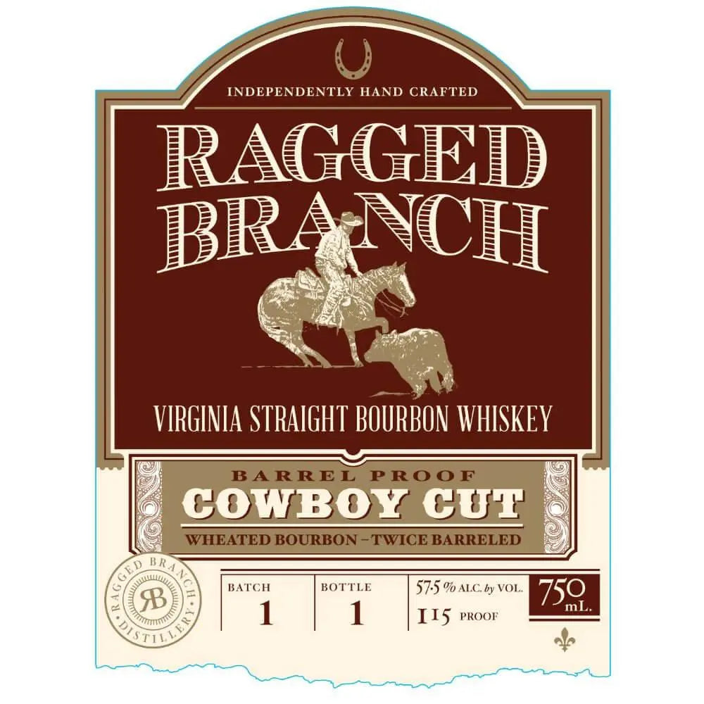 Ragged Branch Cowboy Cut Virginia Straight Bourbon - Main Street Liquor