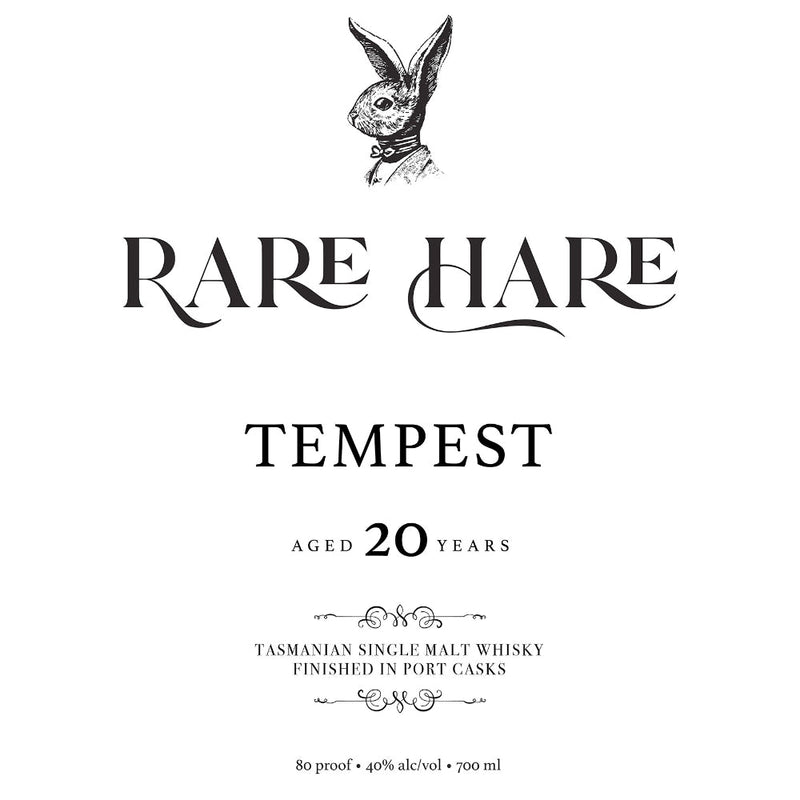 Load image into Gallery viewer, Rare Hare Tempest 20 Year Old Tasmanian Single Malt - Main Street Liquor
