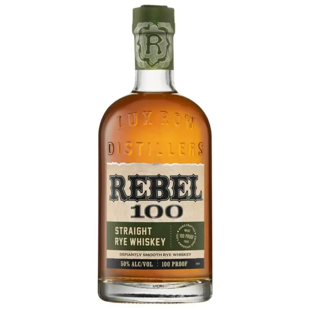 Rebel 100 Straight Rye Whiskey - Main Street Liquor