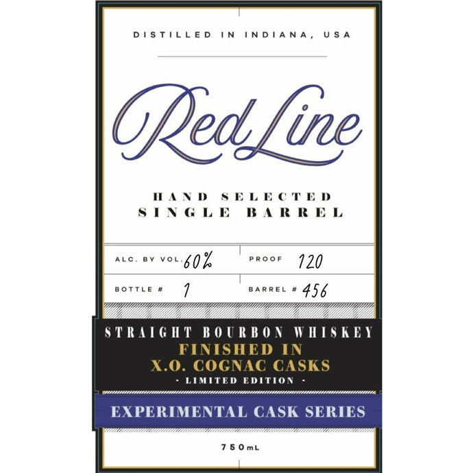 Red Line Experimental Cask Bourbon Finished in X.O. Cognac Casks - Main Street Liquor