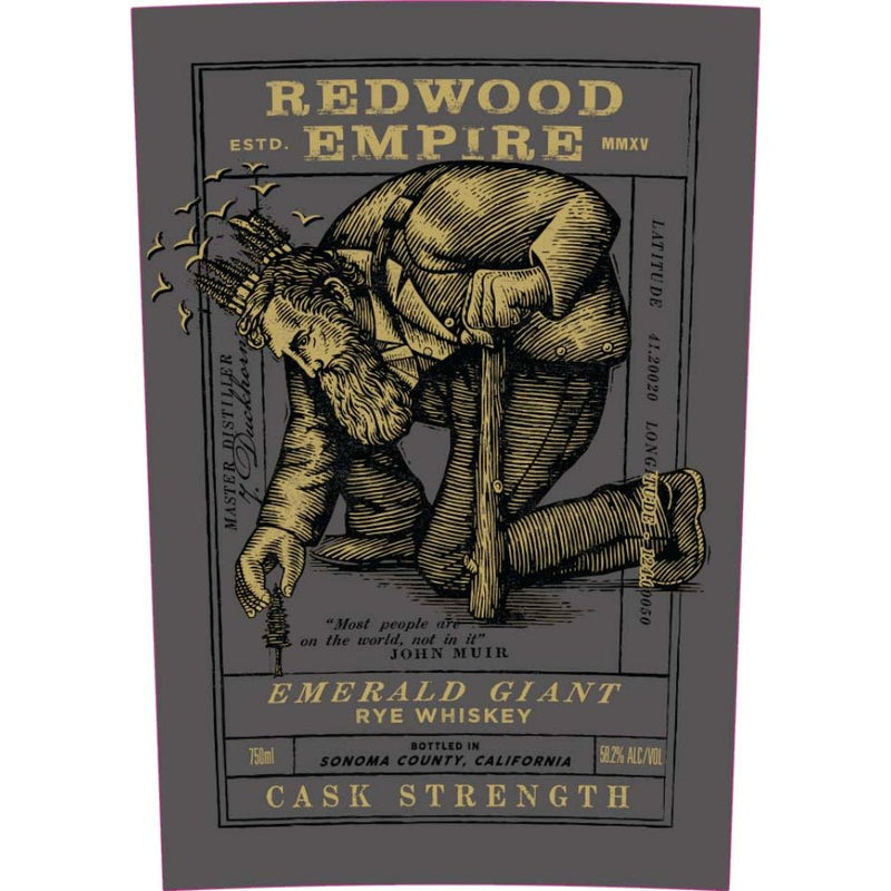 Load image into Gallery viewer, Redwood Empire Emerald Giant Cask Strength Rye - Main Street Liquor
