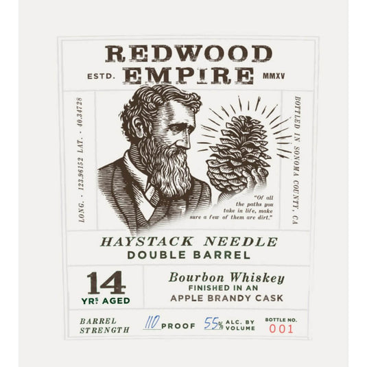 Redwood Empire Haystack Needle 14 Year Old Bourbon Apple Brandy Cask Finished - Main Street Liquor