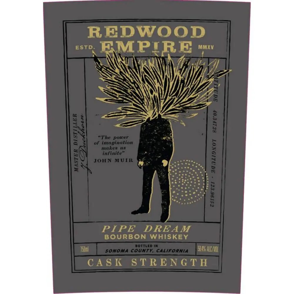 Redwood Empire Pipe Dream Cask Strength Bourbon - Main Street Liquor