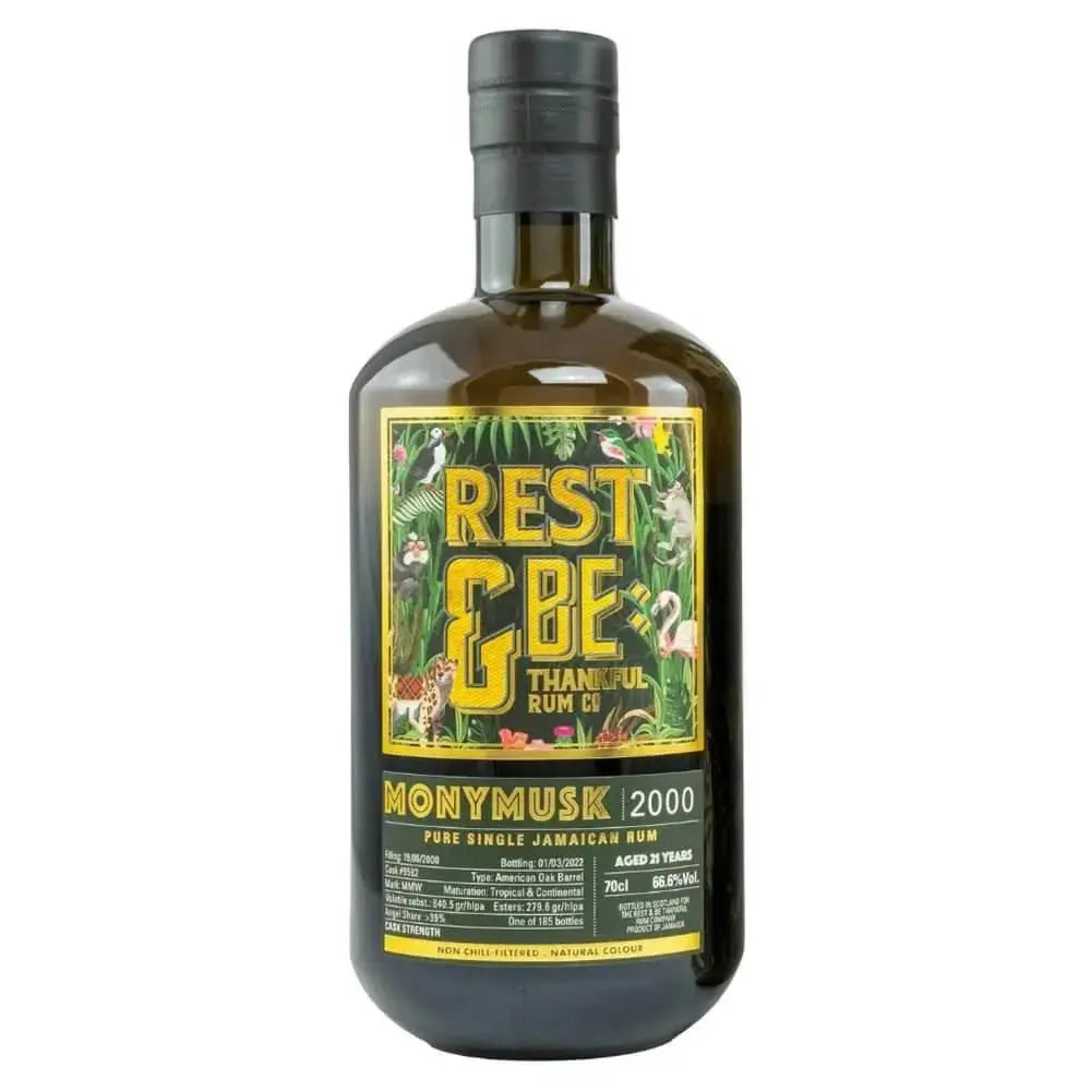 Rest &amp; Be Thankful 2000 Monymusk Rum 21 Year Old - Main Street Liquor