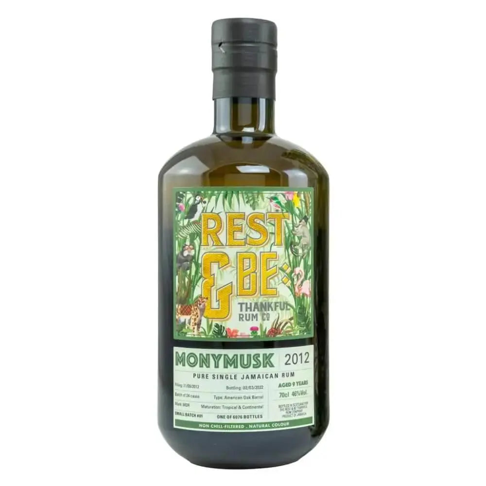 Rest &amp; Be Thankful Monymusk 2012 Small Batch Rum 9 Year Old - Main Street Liquor