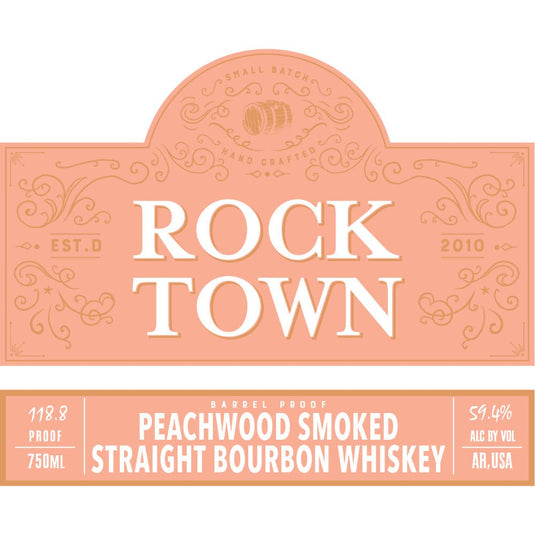 Rock Town Peachwood Smoked Bourbon - Main Street Liquor