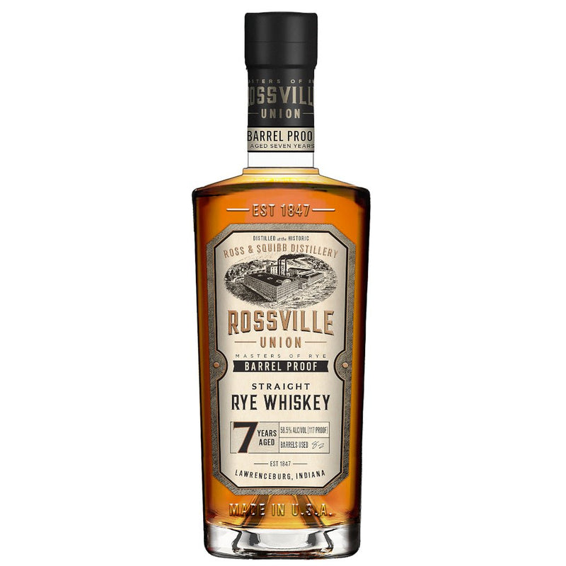 Load image into Gallery viewer, Rossville Union 7 Year Old Barrel Proof Straight Rye - Main Street Liquor
