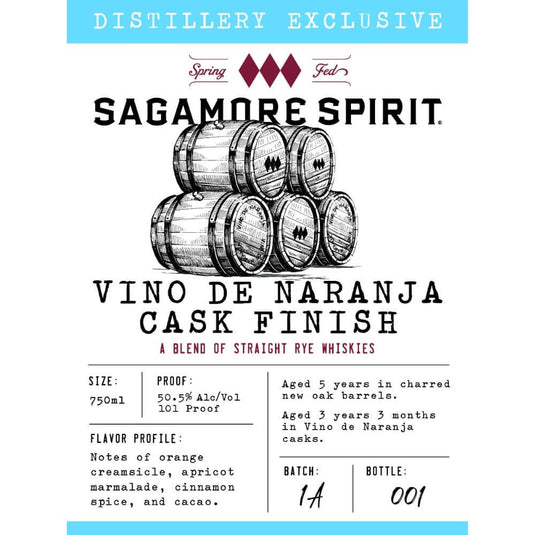 Sagamore Spirit Vino de Naranja Cask Finish Rye Whiskey - Main Street Liquor