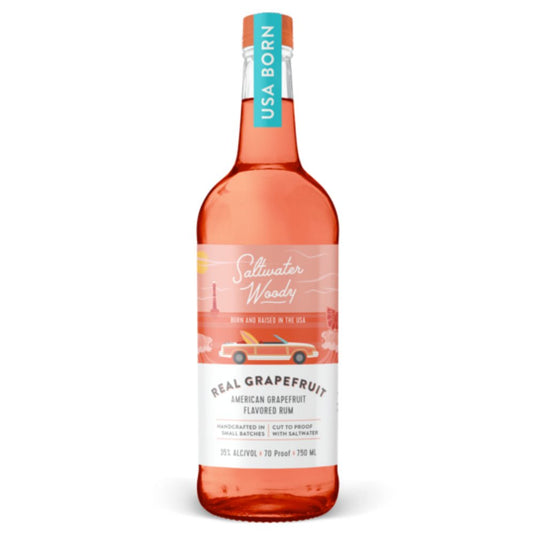 Saltwater Woody Real Grapefruit Flavored Rum 1L - Main Street Liquor