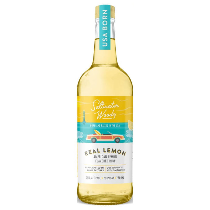 Saltwater Woody Real Lemon Flavored Rum - Main Street Liquor