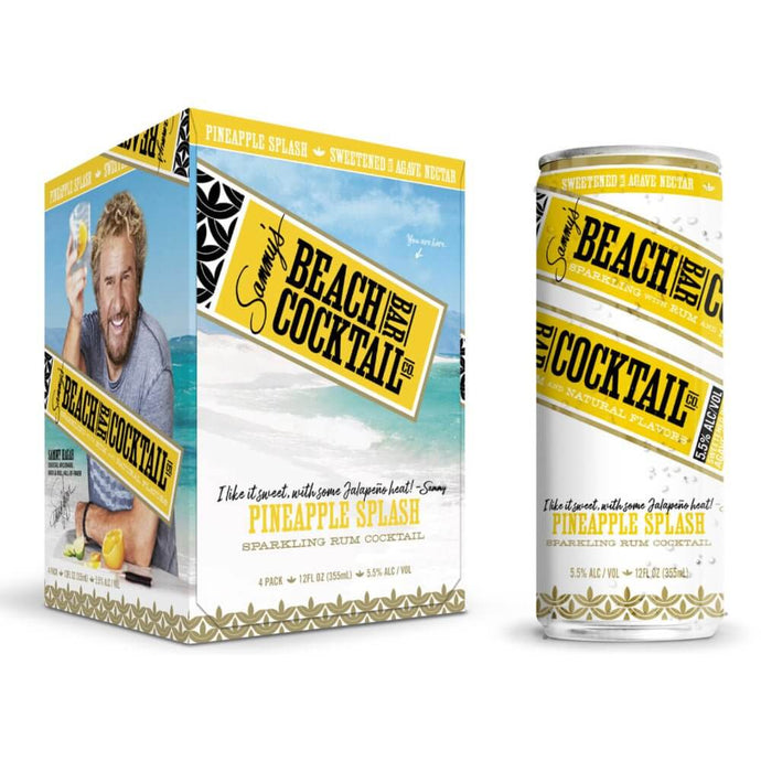 Sammy’s Beach Bar Cocktail Pineapple Splash 4pk - Main Street Liquor