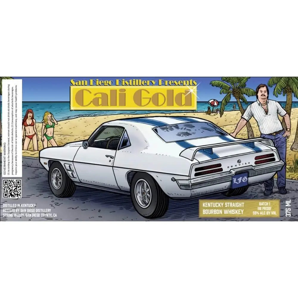 San Diego Distillery Cali Gold Kentucky Straight Bourbon 375mL - Main Street Liquor