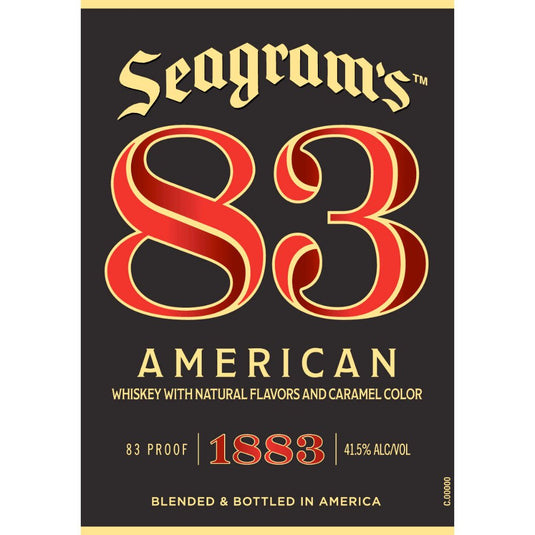 Seagram’s 83 American Whiskey - Main Street Liquor