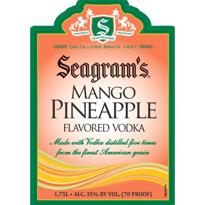 Seagram's Mango Pineapple Vodka 1.75L - Main Street Liquor