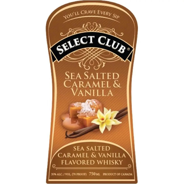 Select Club Sea Salted Caramel &amp; Vanilla Whiskey - Main Street Liquor