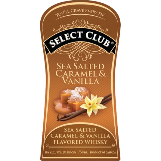 Select Club Sea Salted Caramel & Vanilla Whiskey - Main Street Liquor