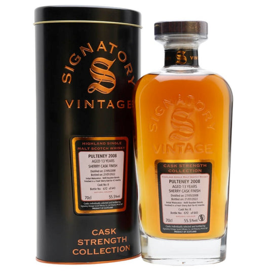Signatory Cask Strength Collection Pulteney 13 Year Old 2008 - Main Street Liquor