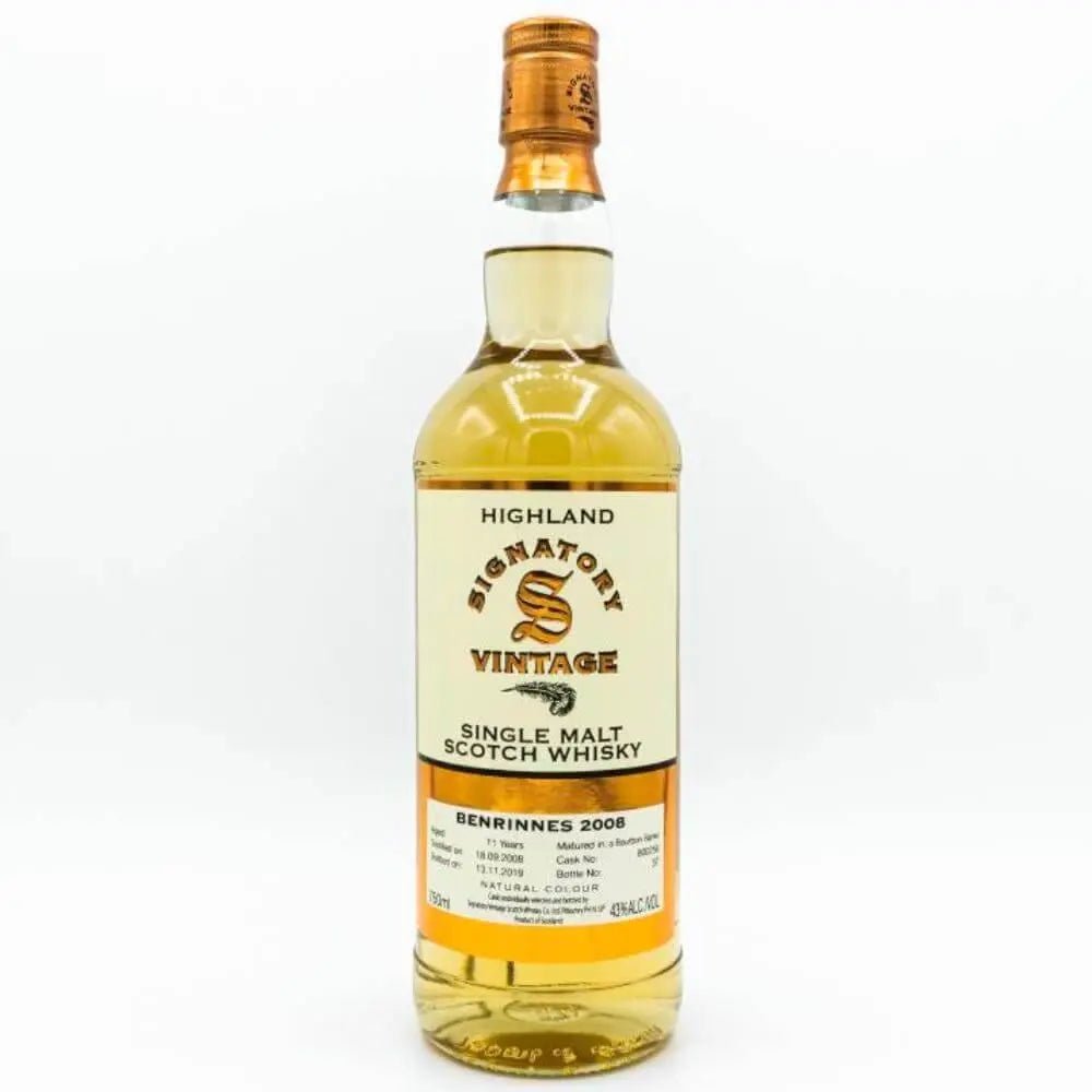 Signatory The Un - Chillfiltered Collection 11 Year Old Benrinnes 2008 - Main Street Liquor