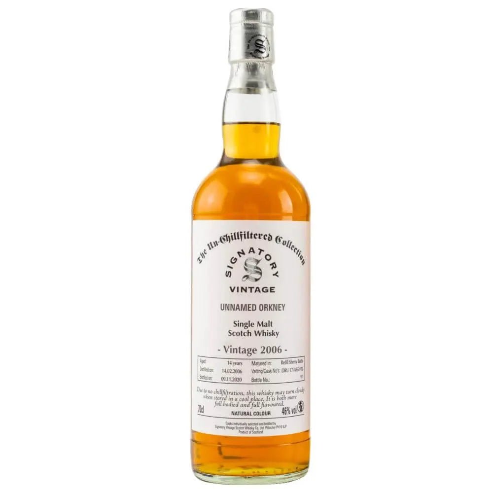 Signatory The Un - Chillfiltered Collection 14 Year Old Unnamed Orkney 2006 - Main Street Liquor